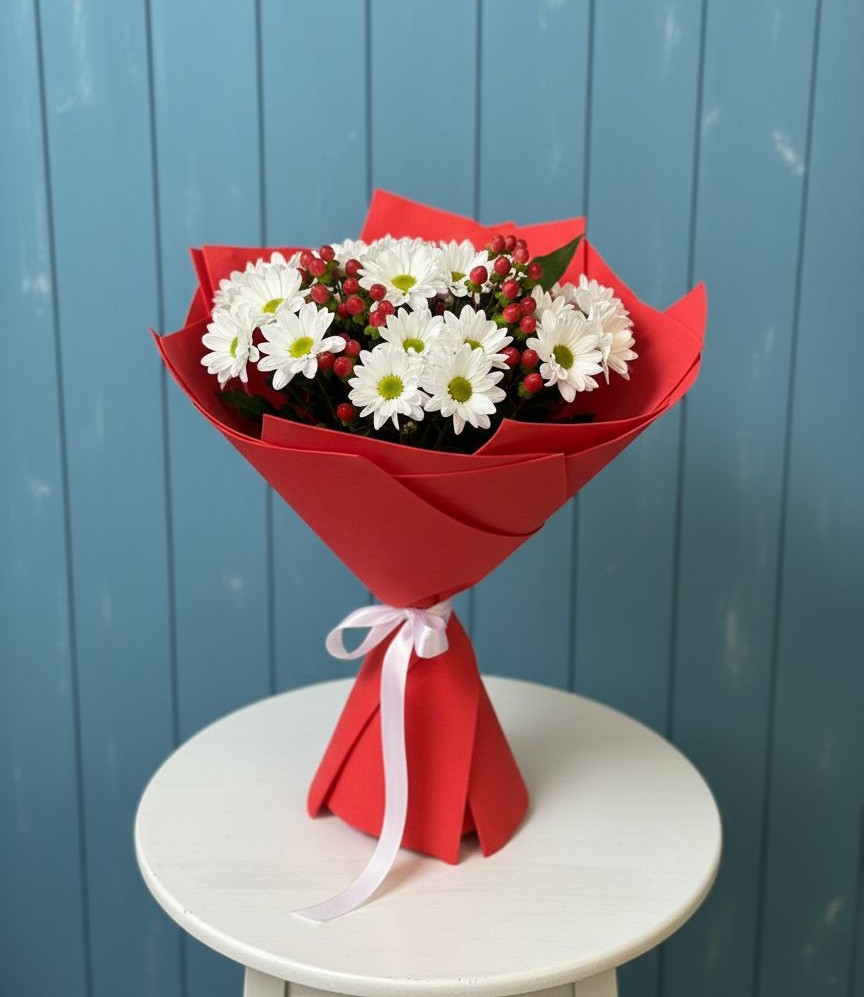 Букет цветов из: Хризантемы в Артемовском Свердловской области