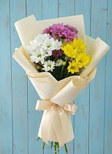 Букет цветов из:  Хризантемы #REPLACE_PRED# Артемовском Свердловской области