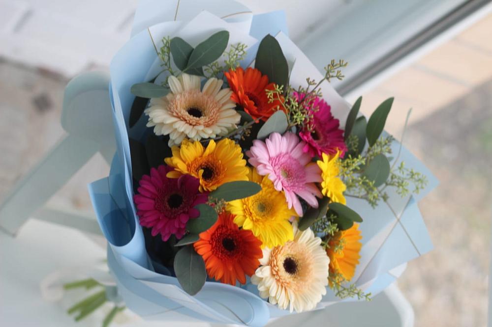 Букет цветов из: Герберы в Артемовском Свердловской области