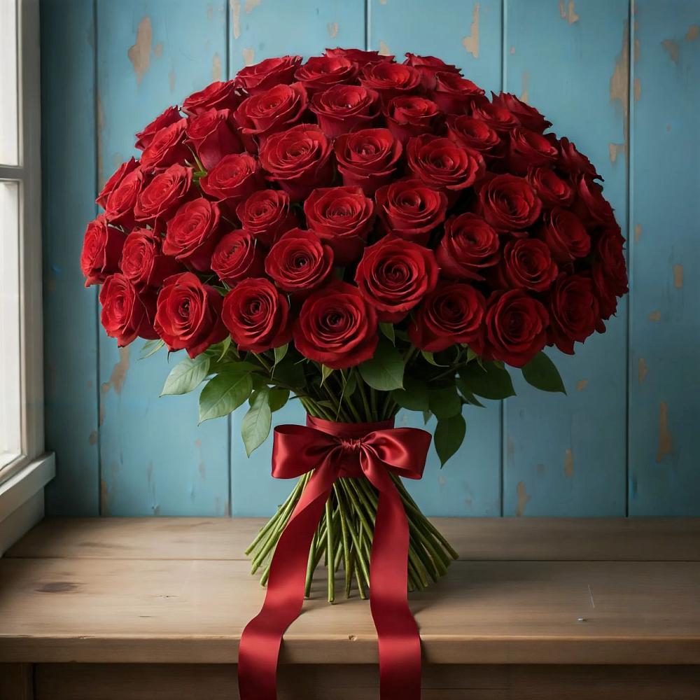 Букет Красные розы Блэк Меджик в Артемовском Свердловской области