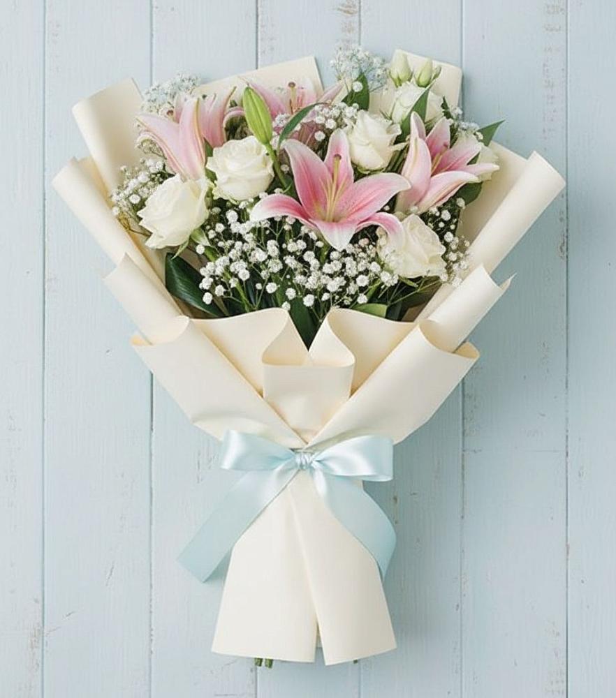 Букет цветов из: Лилии в Артемовском Свердловской области