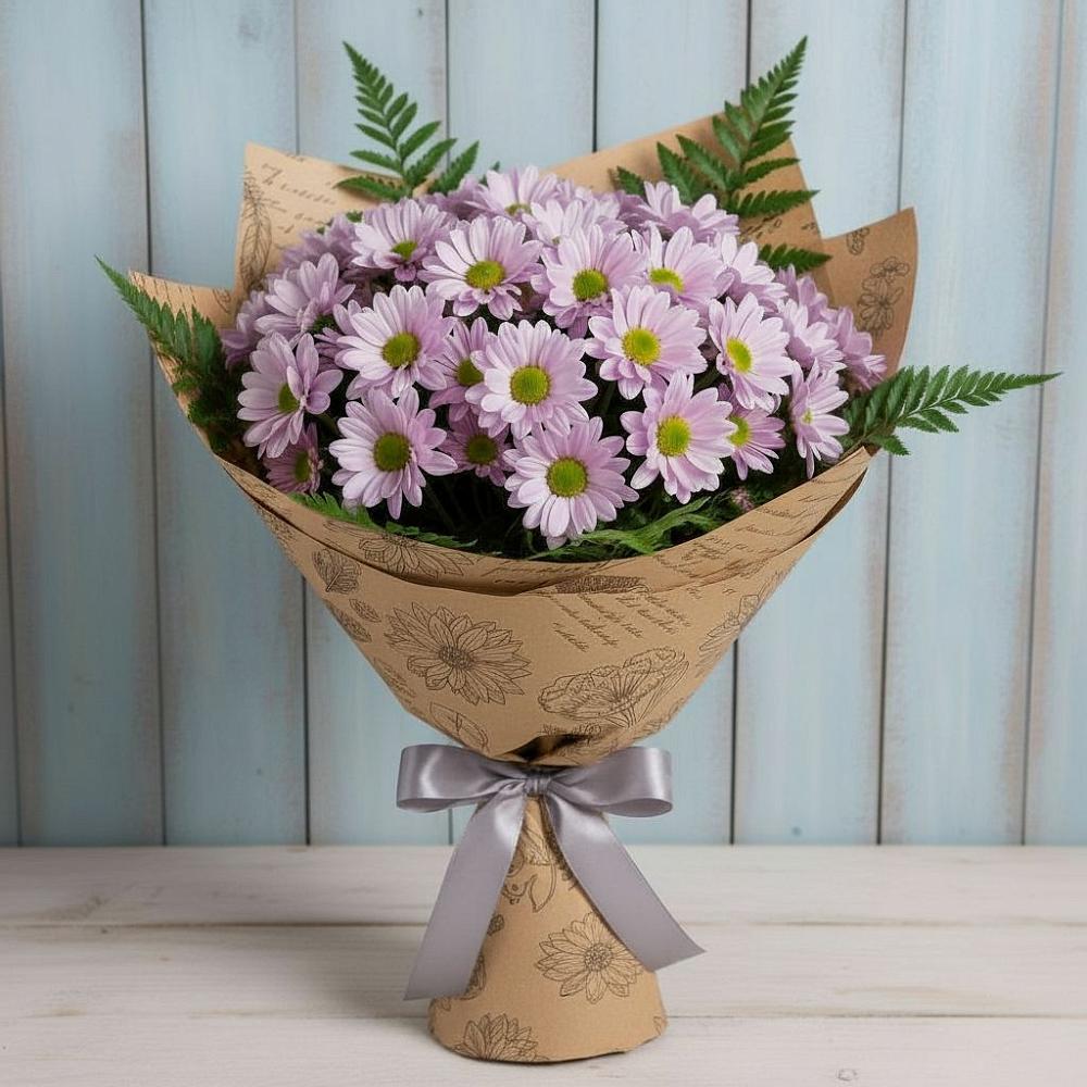 Букет цветов из: Хризантемы в Артемовском Свердловской области