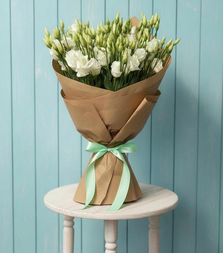 Букет цветов из: Лизиантусы в Артемовском Свердловской области