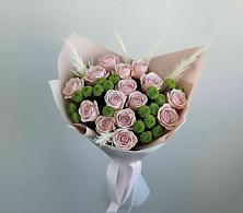 Букет цветов из:  Розы и Хризантемы в Артемовском Свердловской области