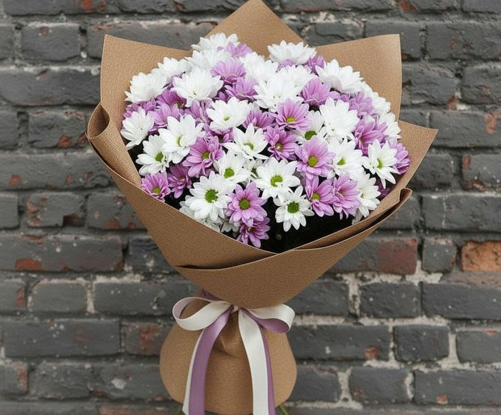Букет цветов из: Хризантемы в Артемовском Свердловской области