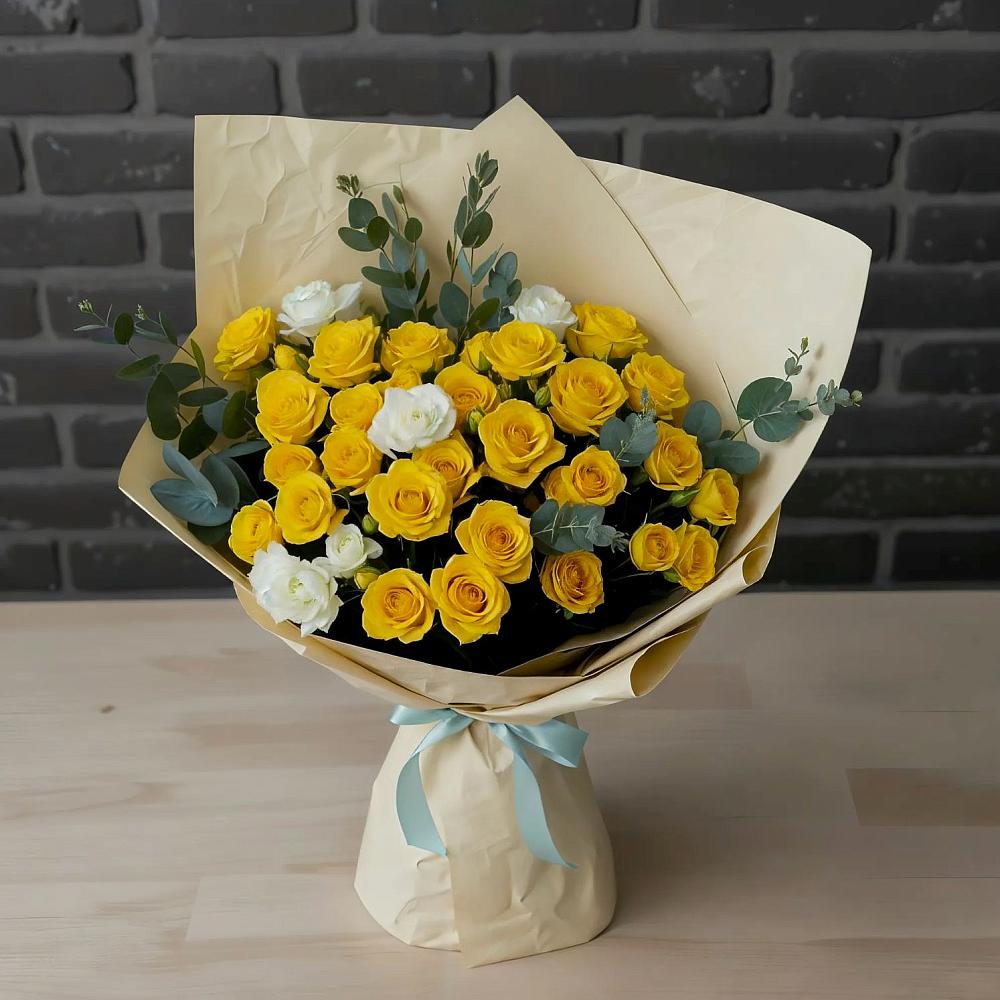 Букет цветов из: Розы в Артемовском Свердловской области