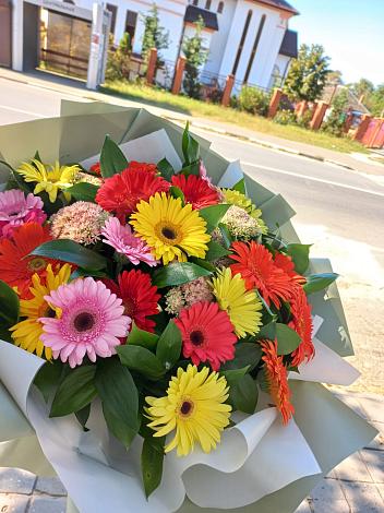 Букет цветов из: Герберы в Артемовском Свердловской области